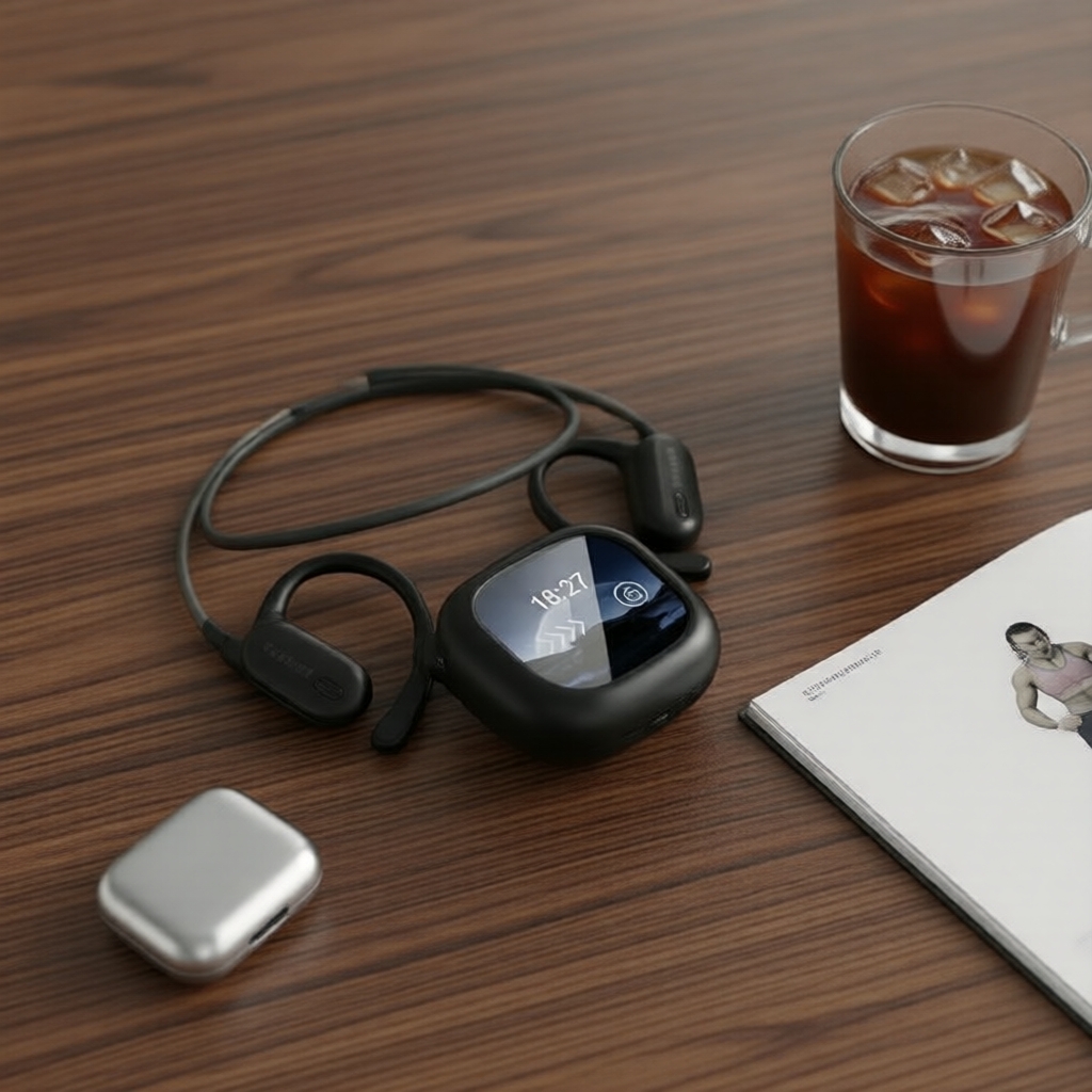 หูฟังบลูทูธ Erazer XF38 AI รุ่น 5.4, แปลแบบเรียลไทม์, จอ LED, ไมโครโฟน HD เหมาะสําหรับการโทรติดต่อธุ