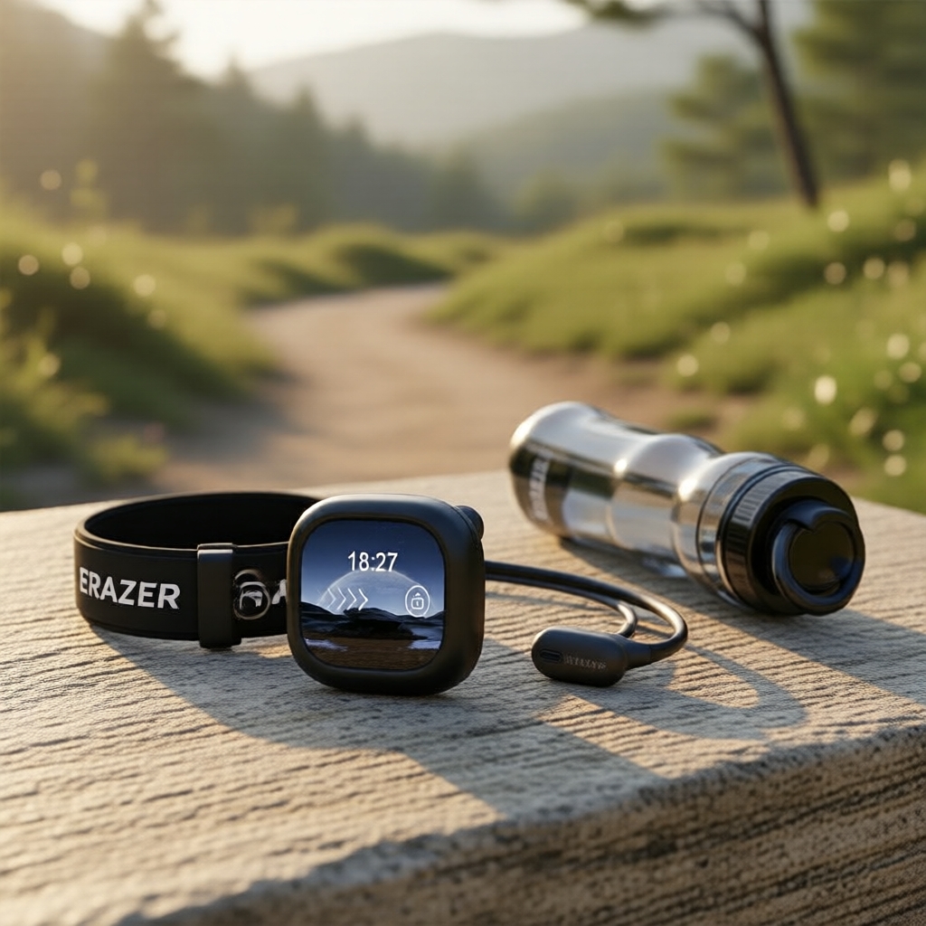 หูฟังเอียร์บัดแบบเปิดหู บลูทูธ 5.4 AI แปลภาษา ERAZER XF38 กันน้ํามาตรฐาน IPX7 หน้าจอสัมผัส LED