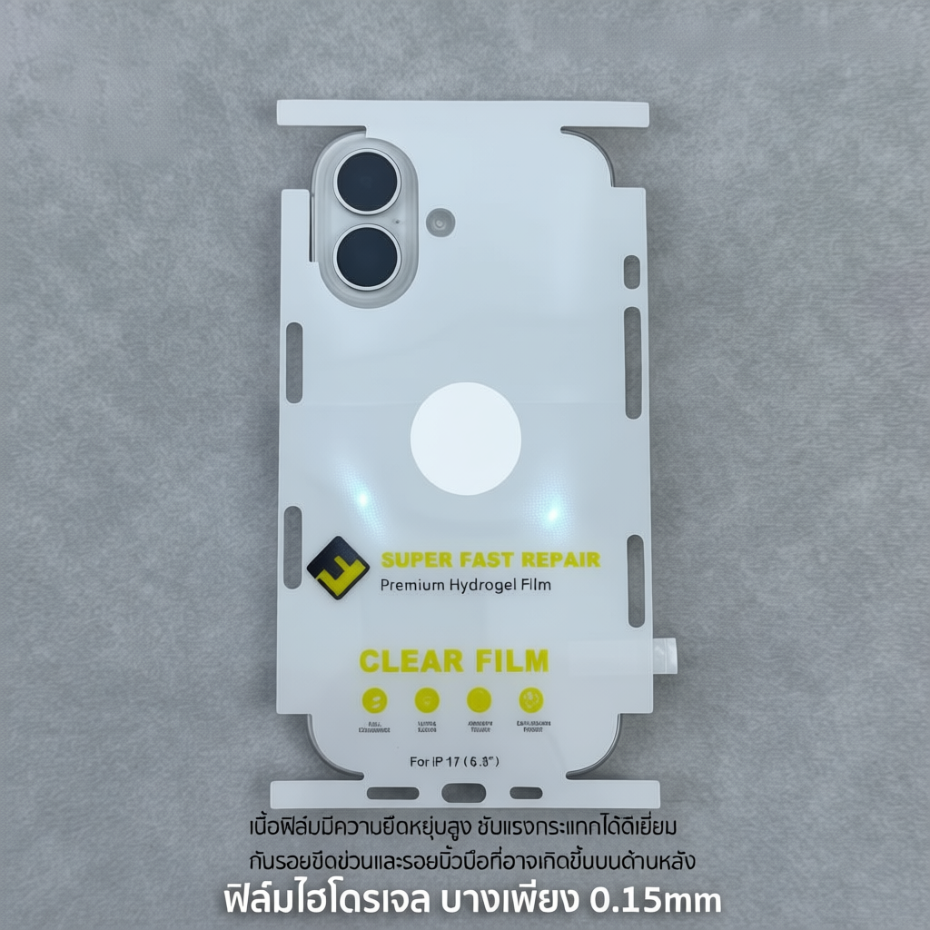 ifilm ฟิล์มหลัง ไฮโดรเจล สำหรับ Iphone หลากหลายรุ่น