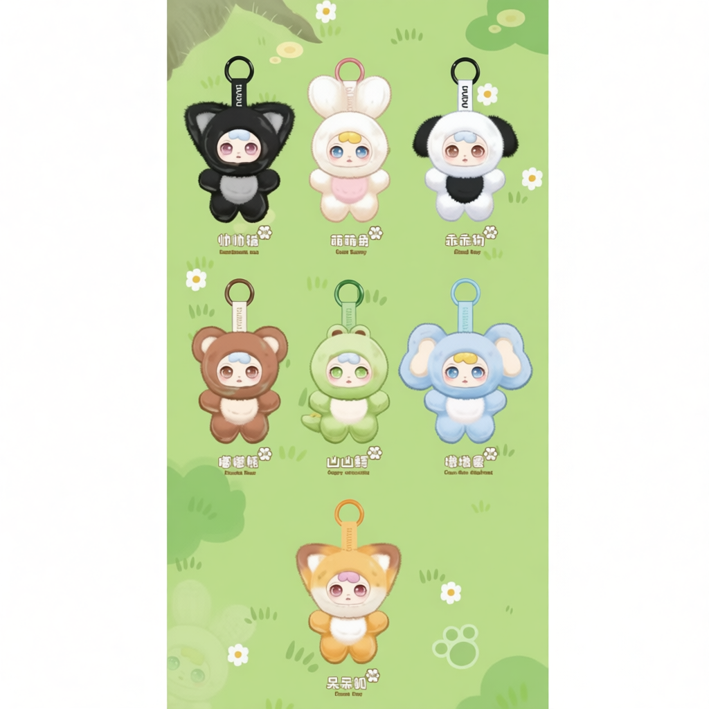 Dudu Animal paty  พวงกุญแจ