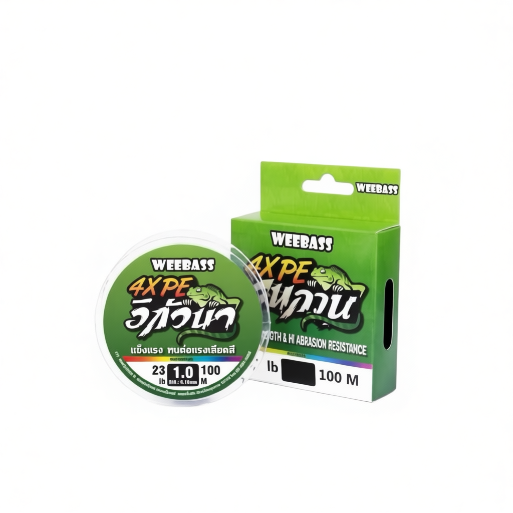 สาย PE WEEBASS รุ่น อีกัวน่า IGUANA PE X4 (MULTI COLOUR)