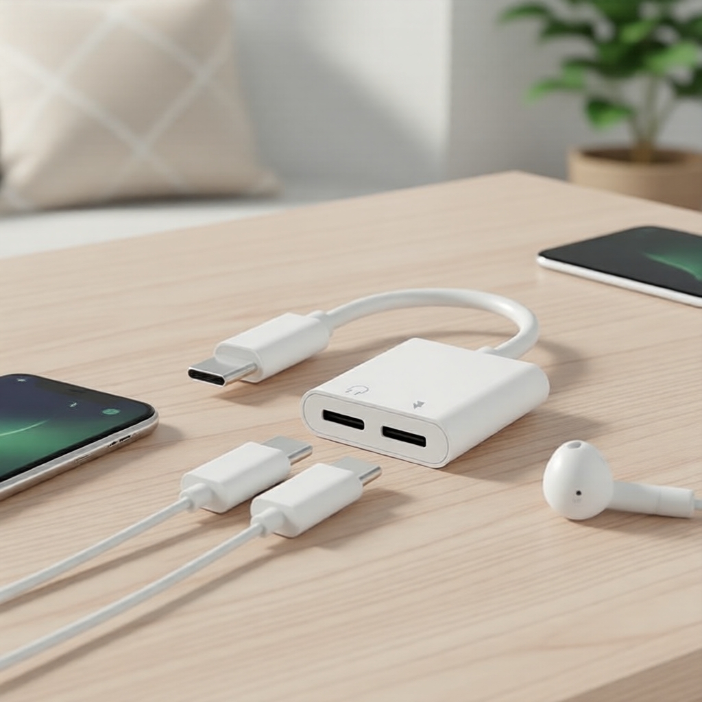 อะแดปเตอร์ USB-C เป็นแจ็ค 3.5 มม. พร้อมชาร์จไว PD และตัวแยกสัญญาณ สําหรับ Samsung S24 Ultra Elite