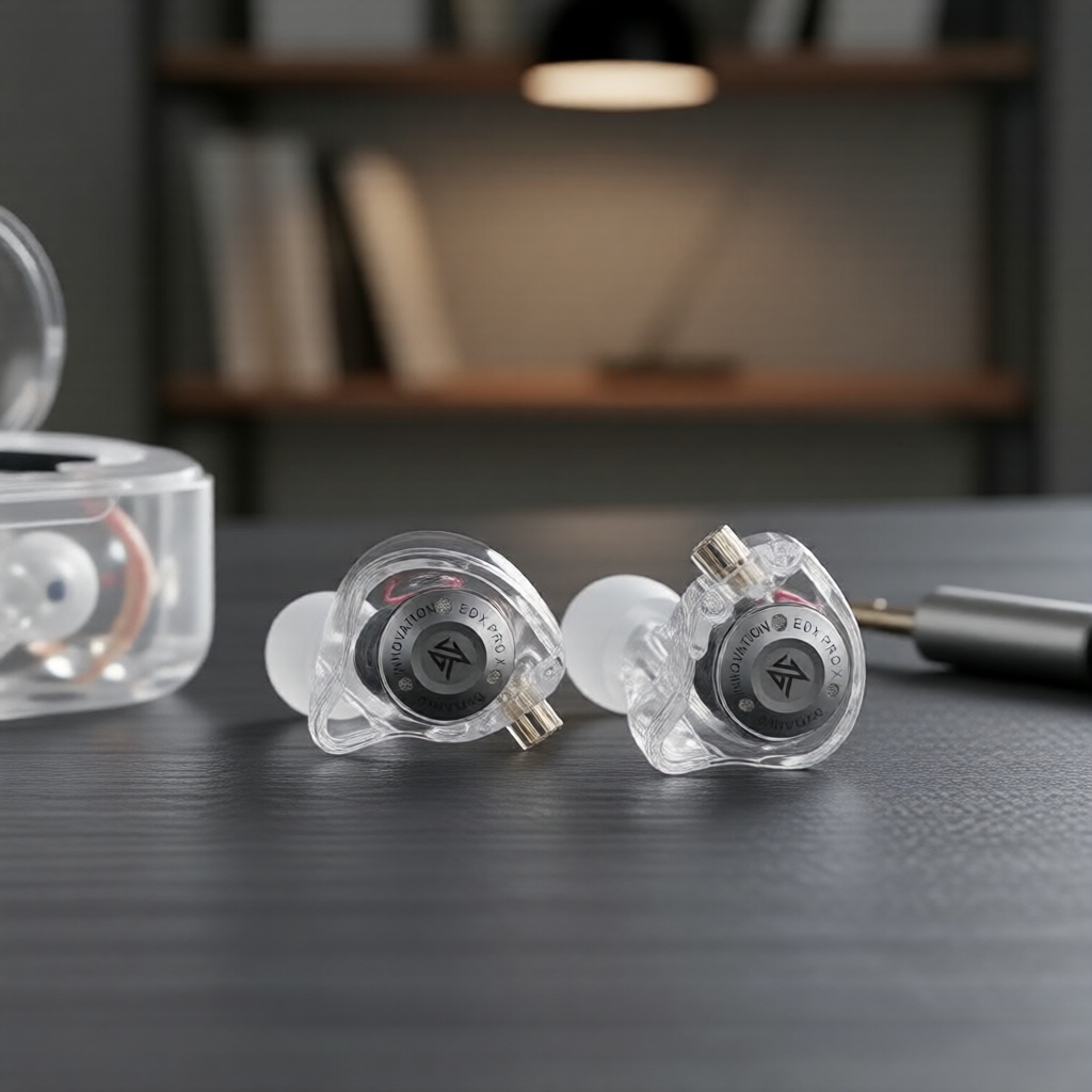 หูฟังเบสหนัก KZ EDX PRO X หูฟังอินเอียร์มีสายสําหรับฟังเพลงและกีฬา