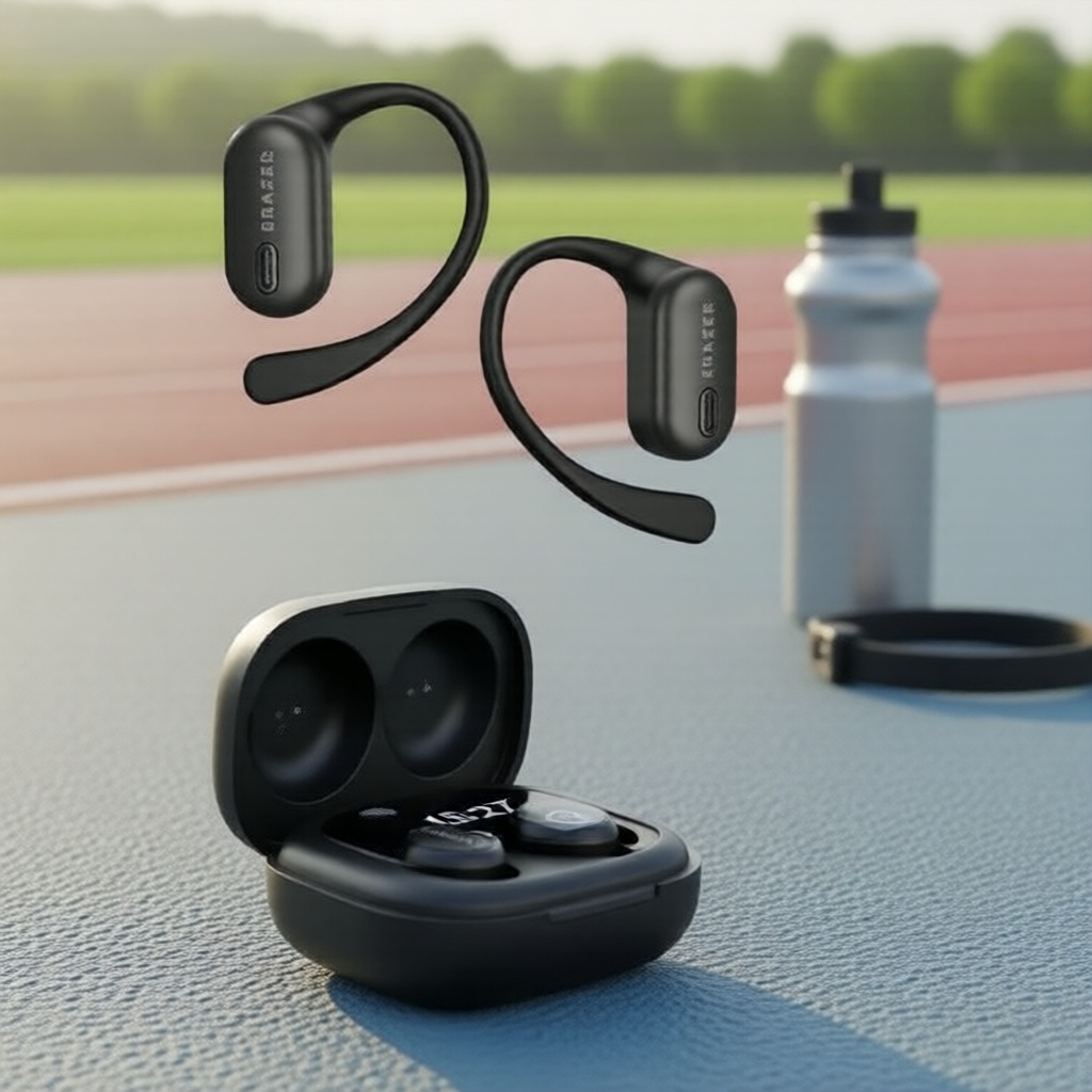 หูฟังบลูทูธไร้สาย Erazer XF38 AI Live Translate บลูทูธ 5.4 แบบเปิดหู กันน้ํามาตรฐาน IPX7 หูฟังสัมผัส