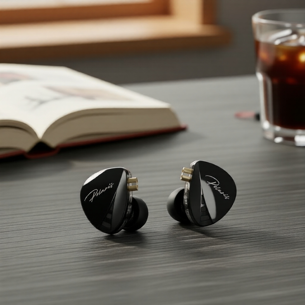 หูฟังอินเอียร์ CCA Polaris HiFi,จูนเสียง 4 โหมด,สายถอดได้,ไดร์เวอร์ไดนามิกคู่,มีสาย,เหมาะสําหรับดีเจ