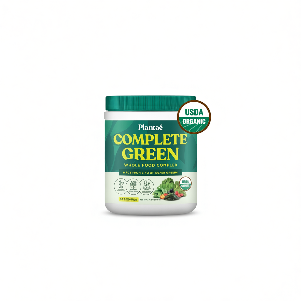 Plantae Whole Food Complex Powder Complete Green กระปุก 210g ผงผัก ผงผักและผลไม้ ผงผักรวม 40 ชนิด สำหรับคนไม่ชอบกินผัก
