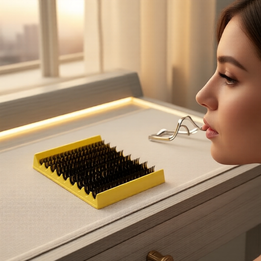 10 แถว 200 ช่อ 0.05 มม. D-Roll ขนตาธรรมชาติผสม 80D ความยาว 8-16 มม. สําหรับต่อขนตาแบบช่อเดี่ยว เหมาะ