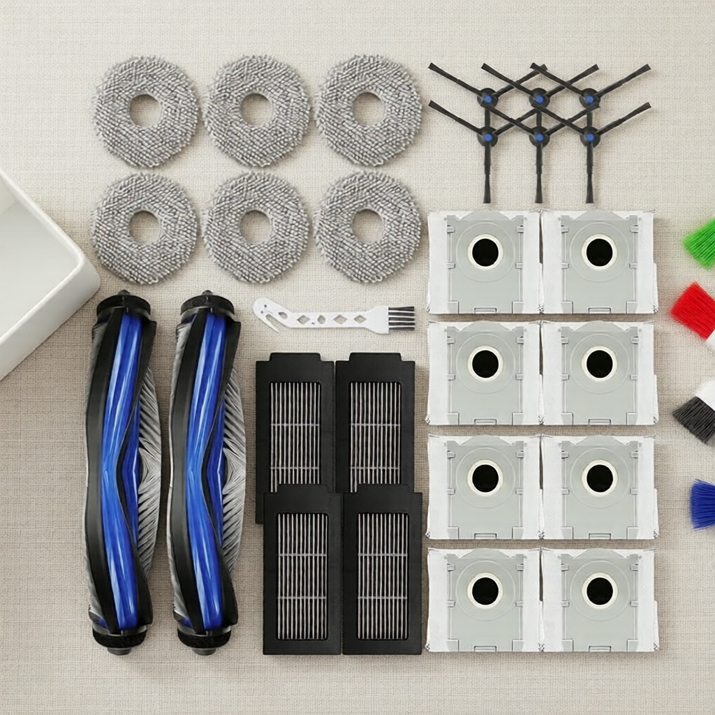 อุปกรณ์เสริมทดแทนสําหรับหุ่นยนต์ดูดฝุ่น Ecovacs Deebot T50 Pro/T50/T50 MAX PRO Omni