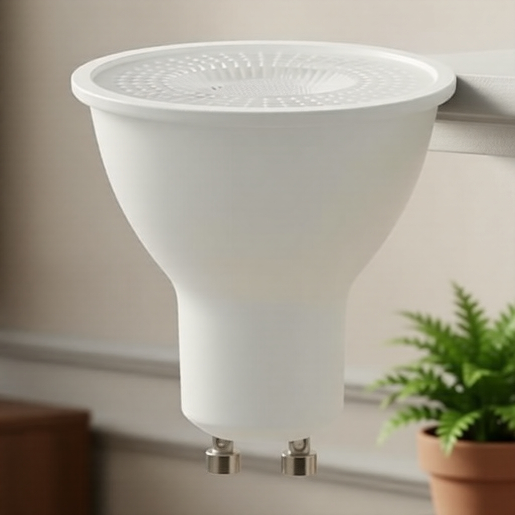 หลอดไฟ LED GU10 7W 220V ไม่สามารถหรี่แสงได้ มี 4 สีแสง