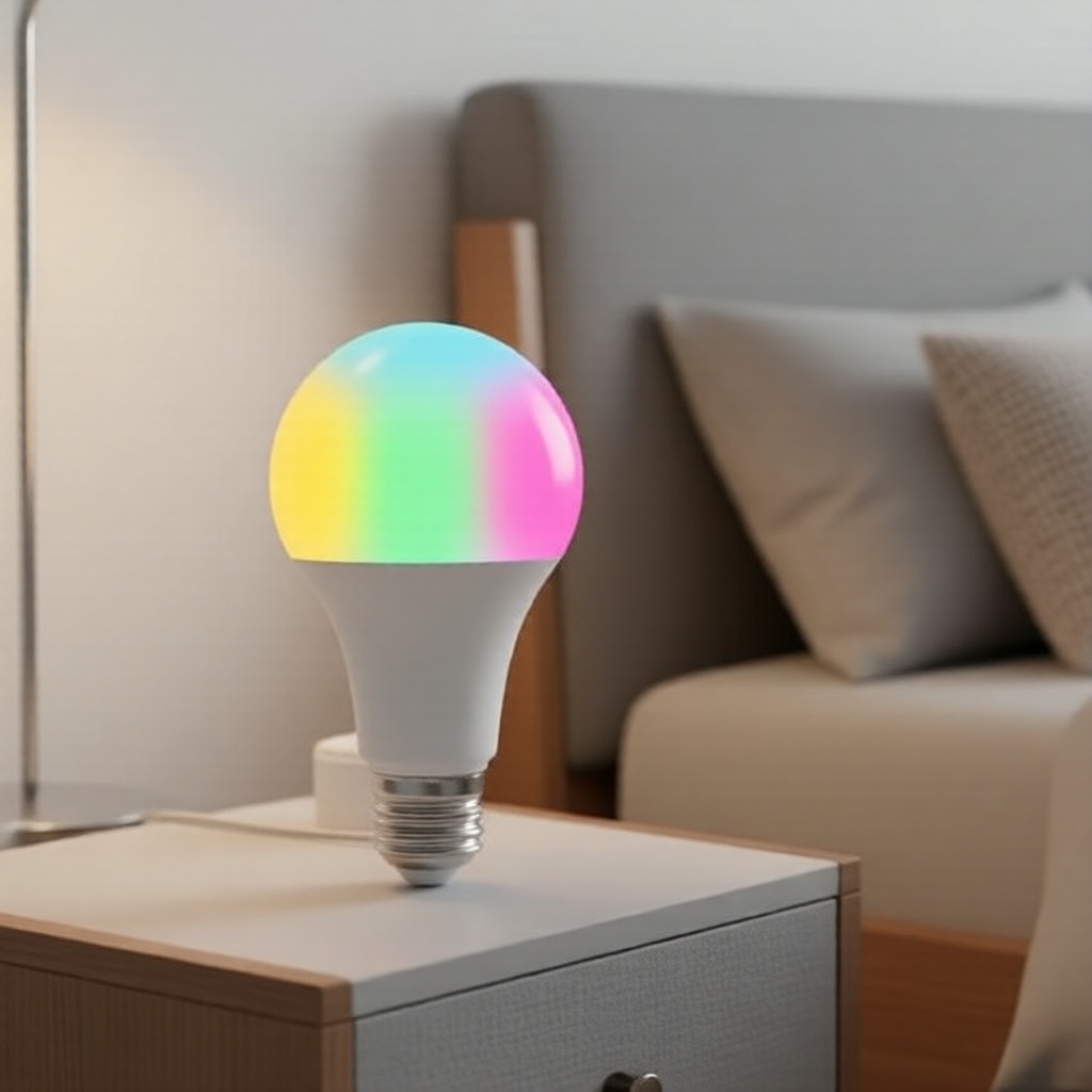 หลอดไฟ LED อัจฉริยะหลายสี E27 รุ่น L530E ควบคุมผ่านแอป WiFi