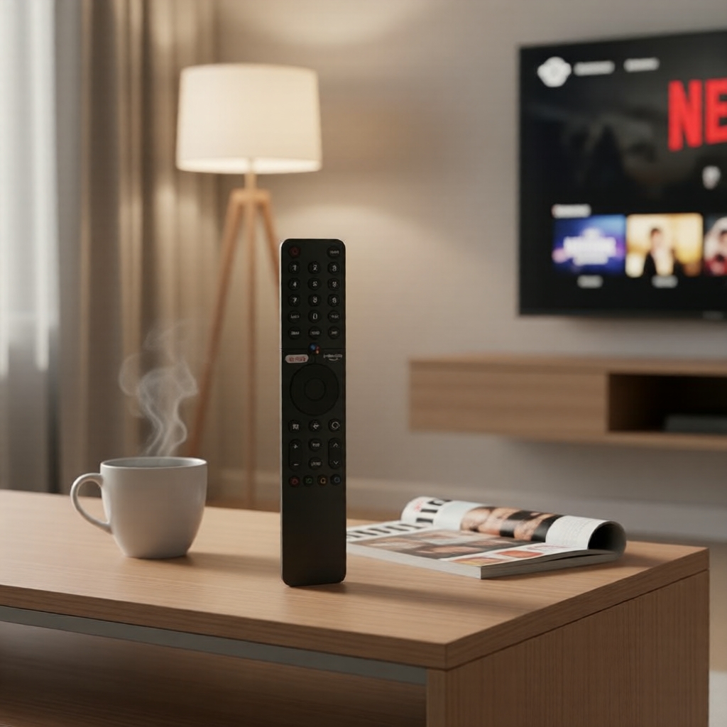 รีโมทบลูทูธสั่งการด้วยเสียงที่ใช้งานร่วมกับทีวี Xiaomi รุ่น Q1/Q1E/P1/P1E