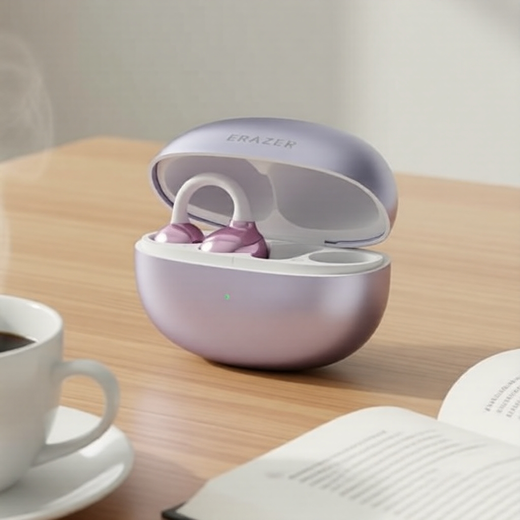 หูฟังไร้สาย Erazer XF36 แบบเอียร์คลิป บลูทูธ 6.0 แปลเรียลไทม์ กันน้ํา เหมาะสําหรับการออกกําลังกาย