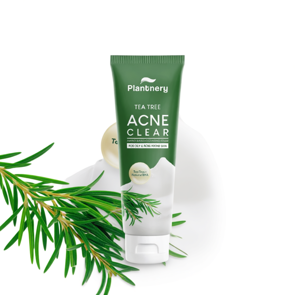 Plantnery Tea Tree Acne Clear Amino Based Cleansing Foam  60g