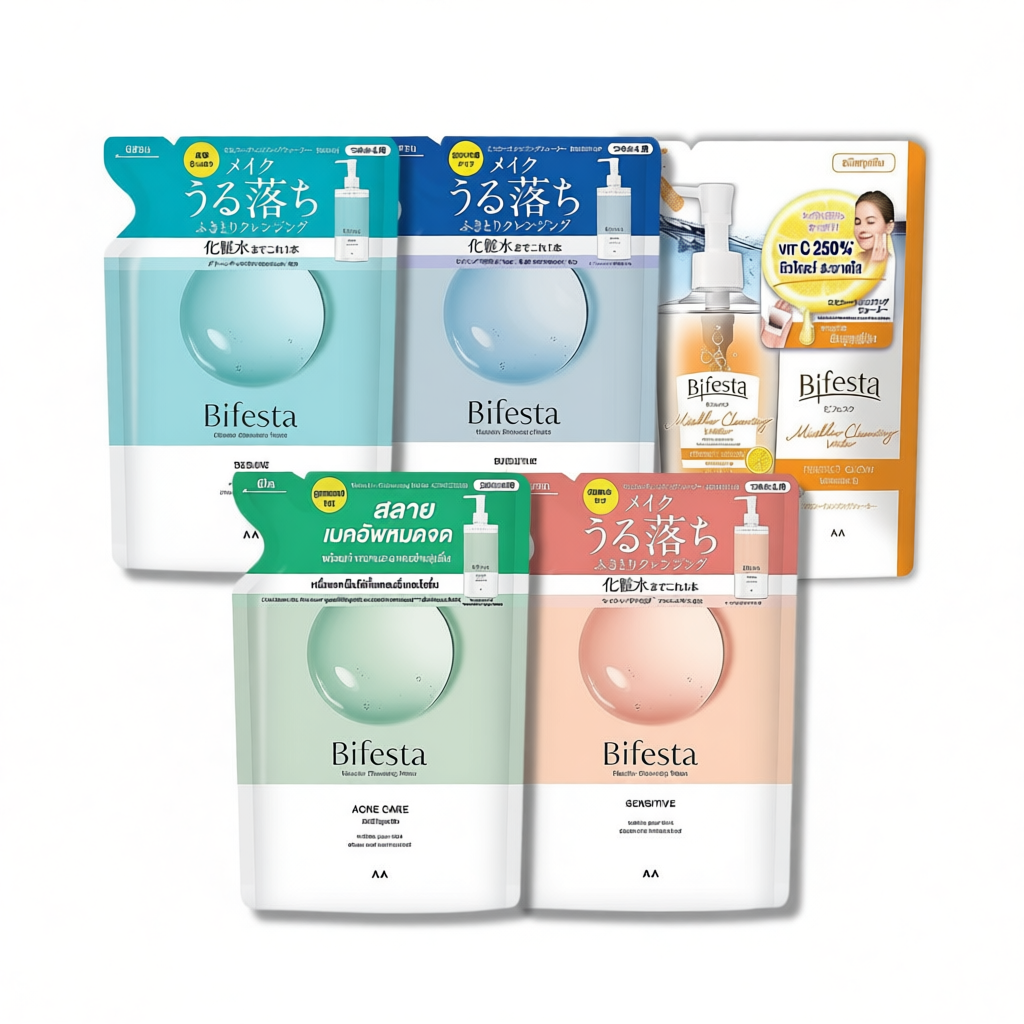 Bifesta Micellar Cleansing Water 360 ml 5 สูตร