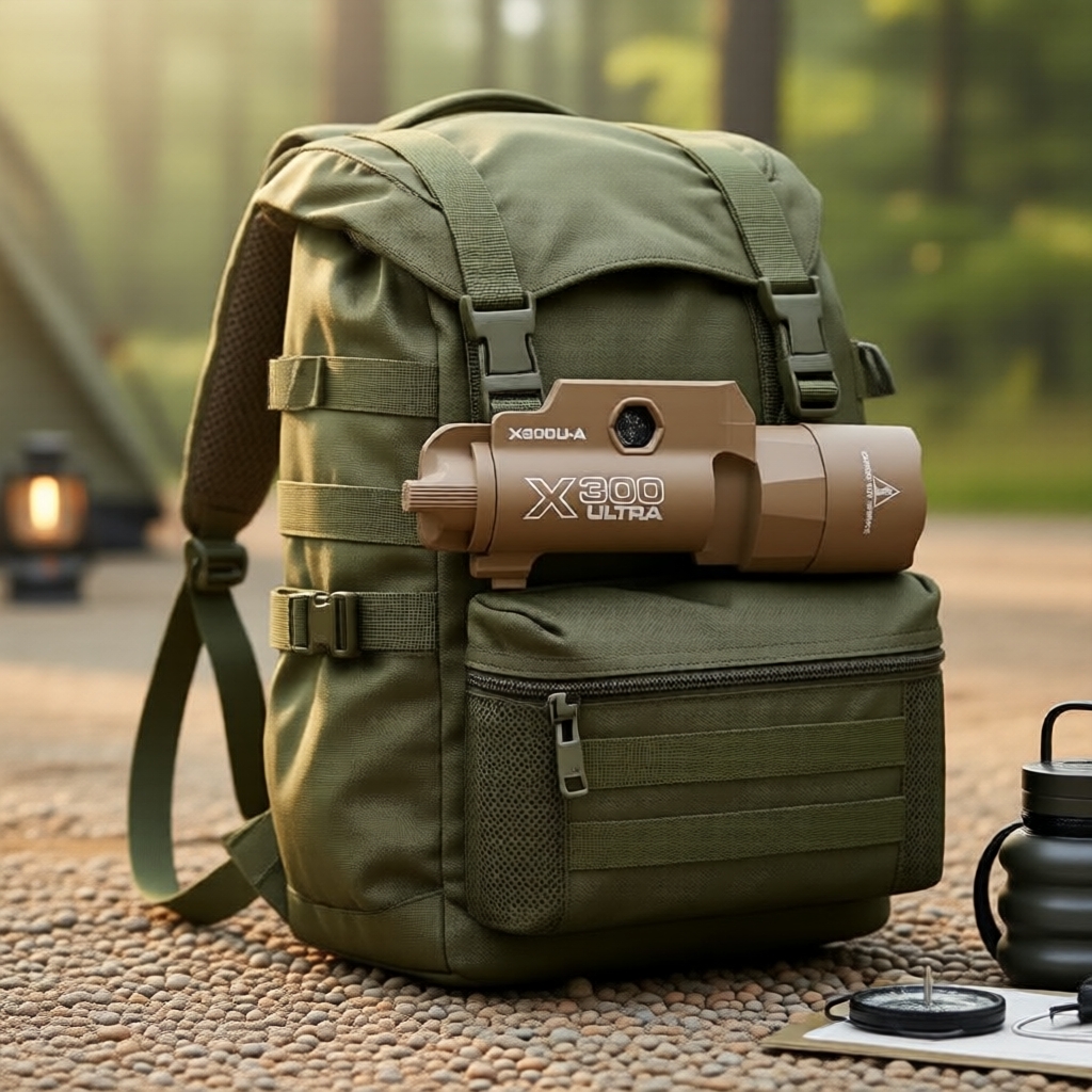 ไฟฉายไนลอน Oiqueen X300U ของเล่นกลางแจ้ง อุปกรณ์เสริมสําหรับล่าสัตว์และเล่นเกมสงคราม