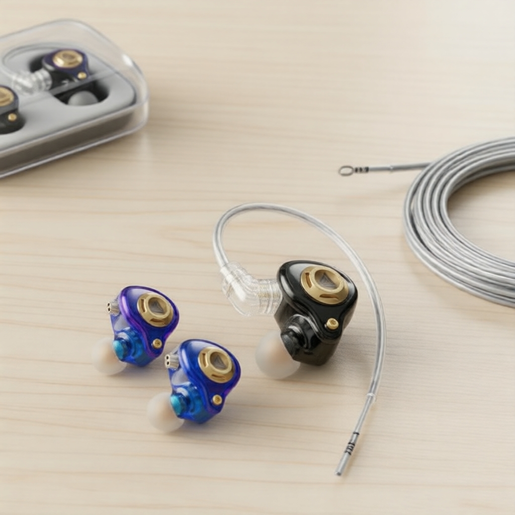 หูฟัง AK6 Lucky QKZ: ไดร์เวอร์ไดนามิก HiFi, สวิตช์โหมด 3 แบบ, ปรับอัตโนมัติ & เสียงคมชัด HD