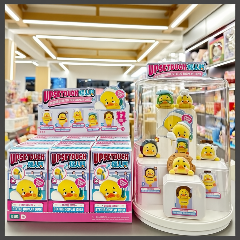 Upsetduck Status Display Duck Blind Box Hipper ของแท้ 6ชิ้น=1box