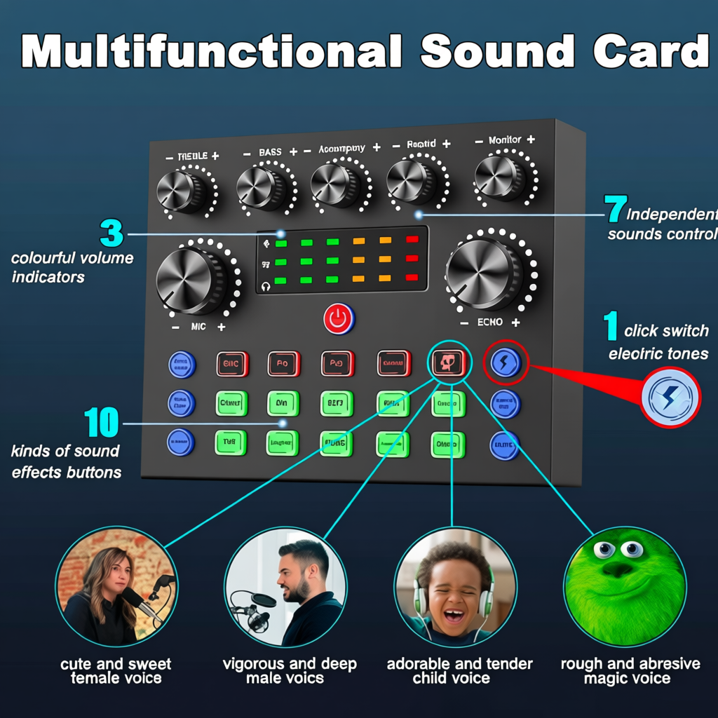 การ์ดเสียง V8S รุ่นที่ 2 เวอร์ชันอัปเกรดใหม่