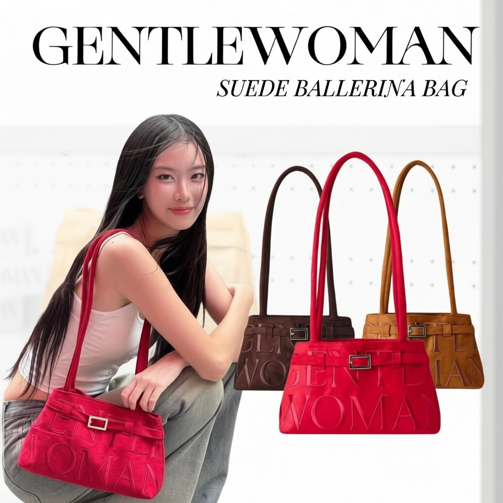 GENTLEWOMAN SUEDE BALLERINA BAG
