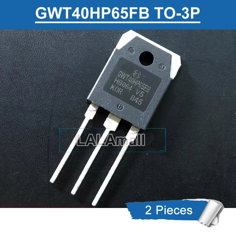 2 ชิ้น GWT40HP65FB TO-3P 40A/650V IGBT ทรานซิสเตอร์ใหม่เดิม
