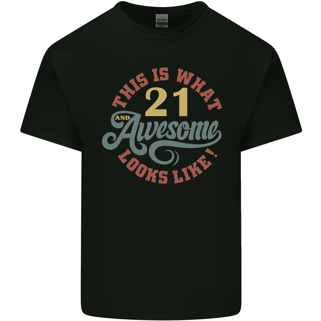 21St Birthday 21 Year Old Awesome Looking Like Mens Tshirt Tee
