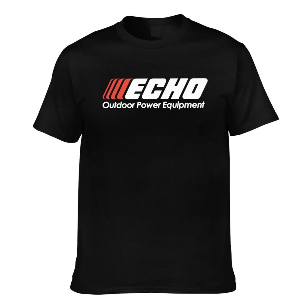 เสื้อยืดคอเตี้ยผ้าฝ้าย echo ใหม่ มาพร้อมโลโก้ สไตล์กลางแจ้ง