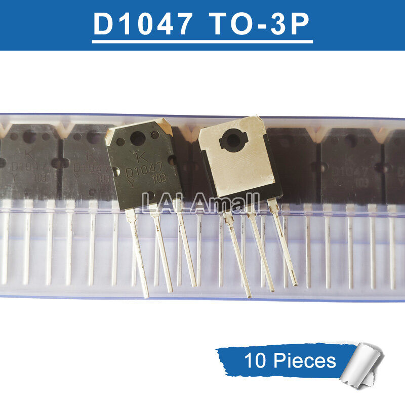 10pcs 2SD1047 D1047 TO-3P KTD1047 TO3P NPN เครื่องขยายเสียงกําลังสูงทรานซิสเตอร์ใหม่เดิม