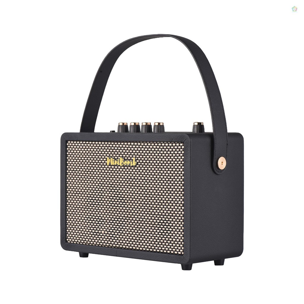 DK กีตาร์ไฟฟ้า Amp ใส/บิดเบี้ยว Dual Channel ในตัว Reverb และ Delay Effects ลําโพงฝึกกีตาร์แบบพกพาสํ