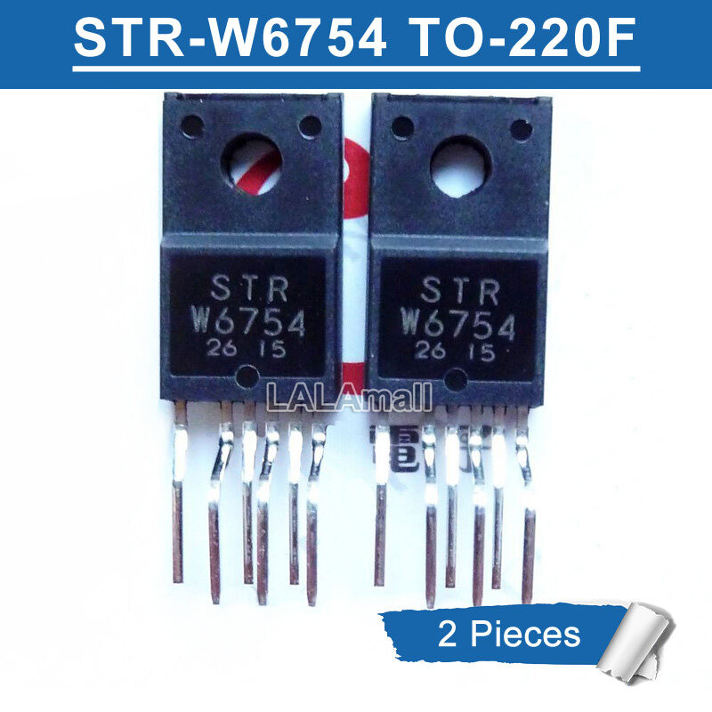 2pcs STRW6754 TO-220F-6 STR-W6754 STR W6754 TO-220F Power Management ชิป IC ใหม่เดิม