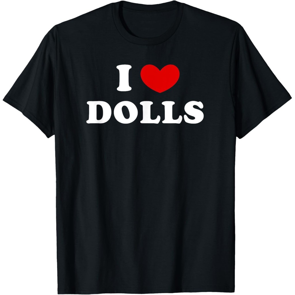 I Love Dolls เสื้อยืด I Heart Dolls