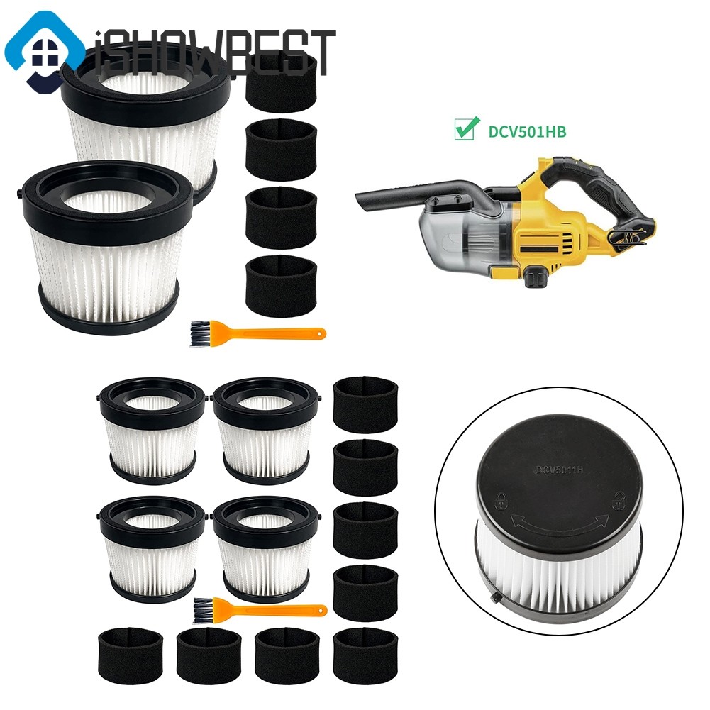 DCV5011H สําหรับ DCV501HB เครื่องดูดฝุ่นมือถือไร้สาย 4 ตัวกรองแขนโฟม