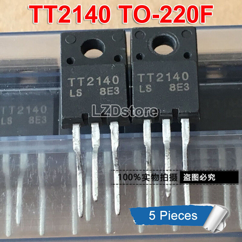 5 ชิ้น TT2140 TO-220F TT2140LS TO-220F 1500V/6A NPN ทรานซิสเตอร์ใหม่เดิม