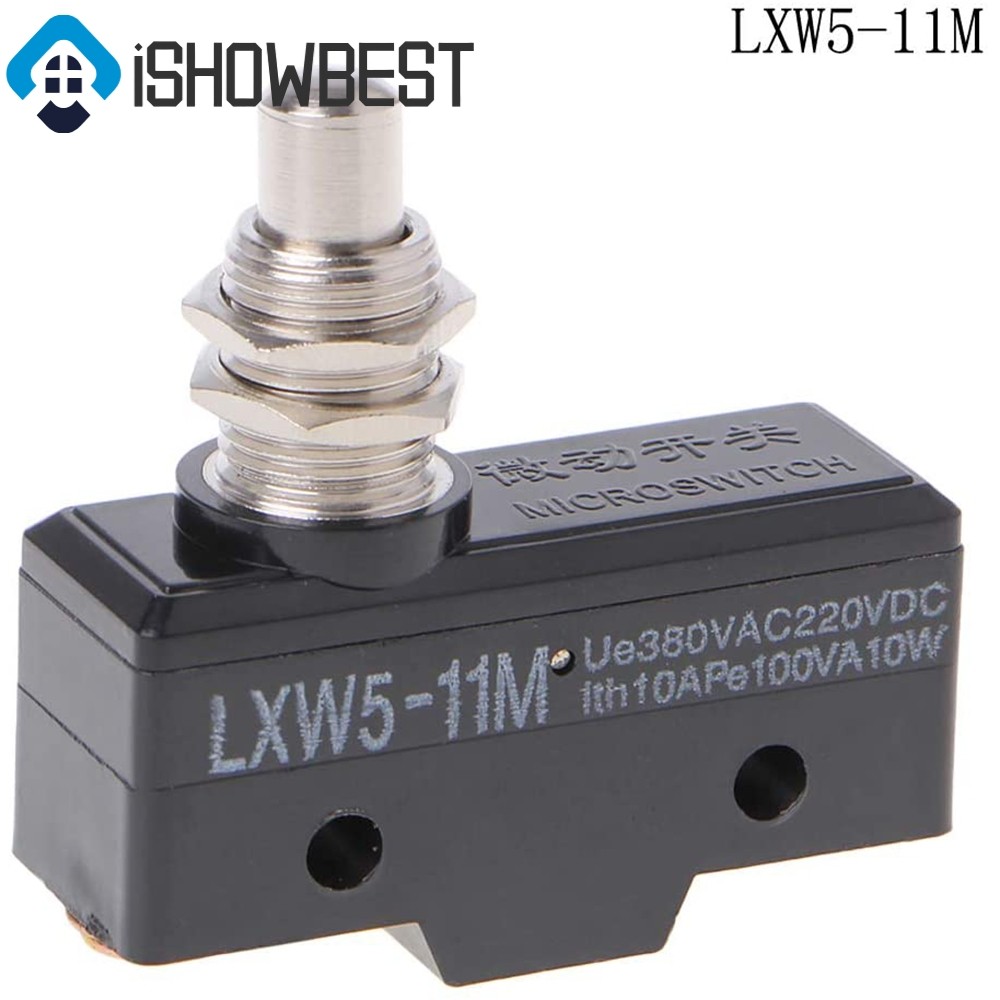 AC 380V DC 220V 10A Push Plunger Actuated Momentary Limit Switch LXW5-11M