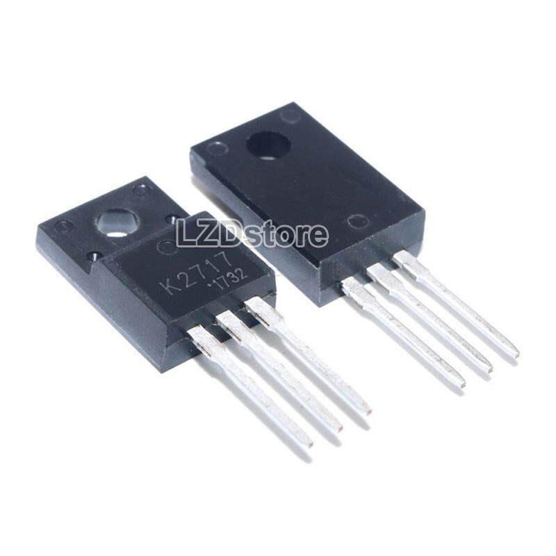 2pcs K2717 TO220F 2SK2717 TO-220F N-channel 5A/900V MOSFET ทรานซิสเตอร์ใหม่ IC