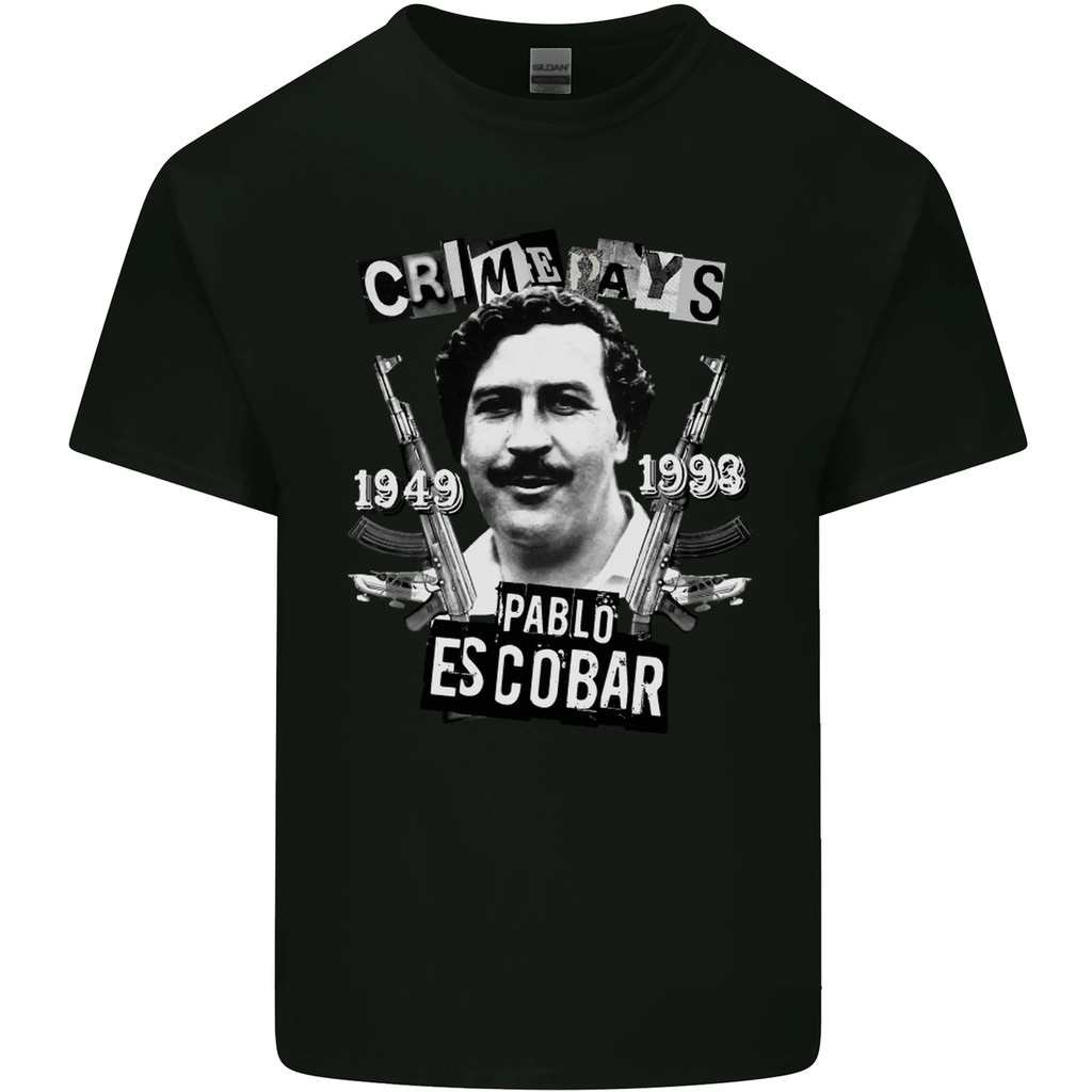 Pablo Escobar Crime Pays Tshirt Childrens