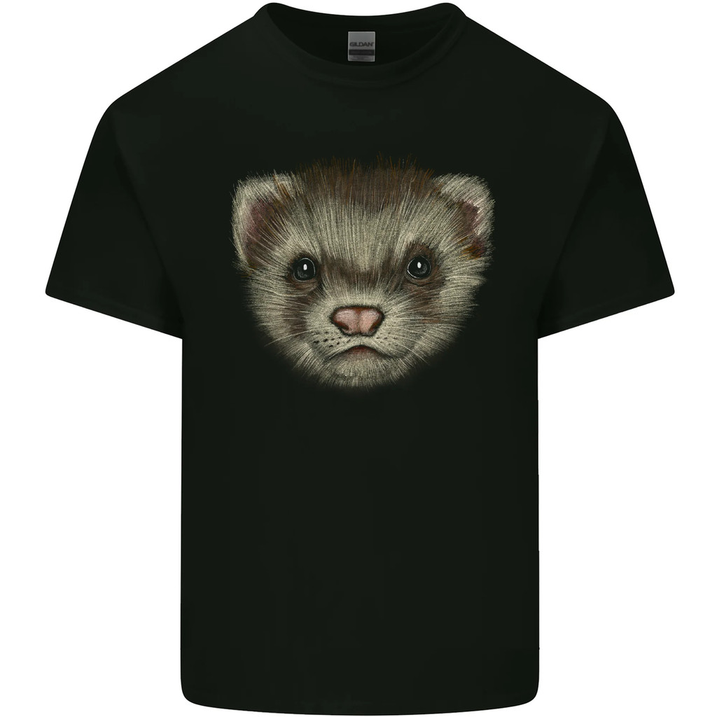 เสื้อยืดบุรุษ Ferret Head