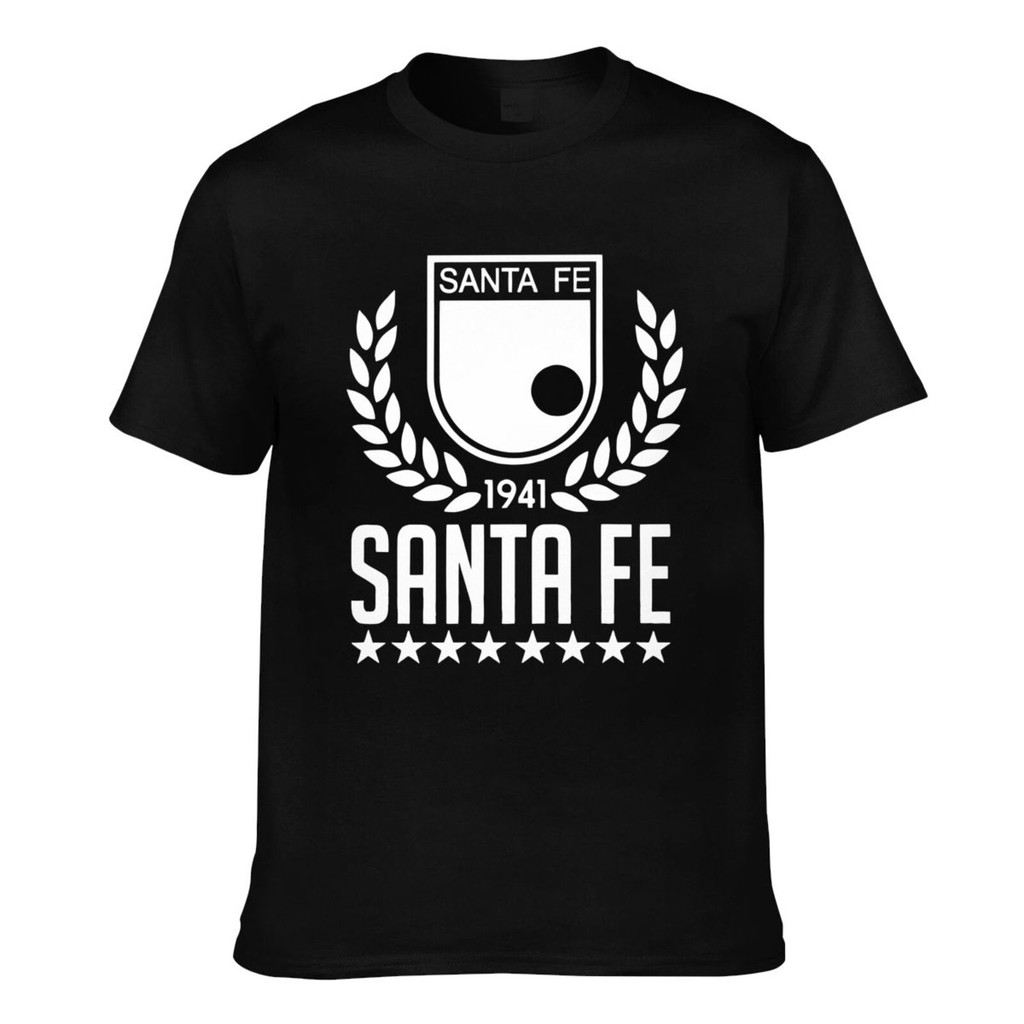 Good พิมพ์ Santa Fe De Colombia Futbol ฟุตบอลแฟชั่นเสื้อยืดบุรุษ