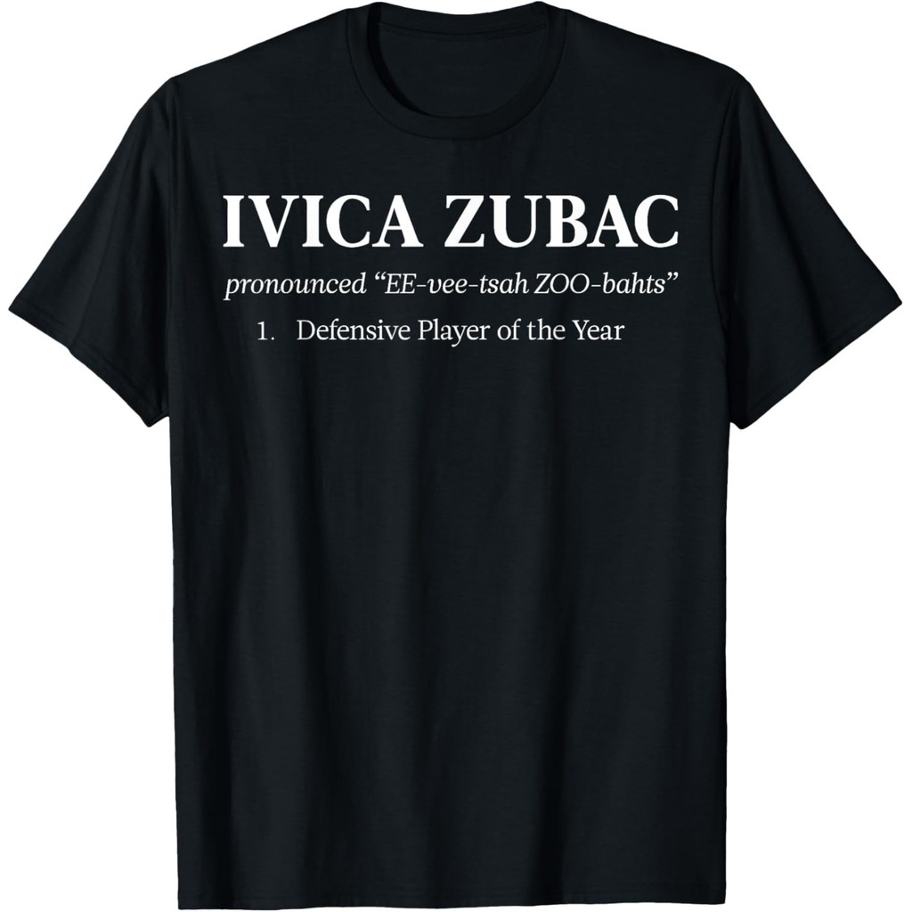 Ivica Zubac Pronounced Ee-Vee-Tsah Zoo-บาทเสื้อยืด Mans