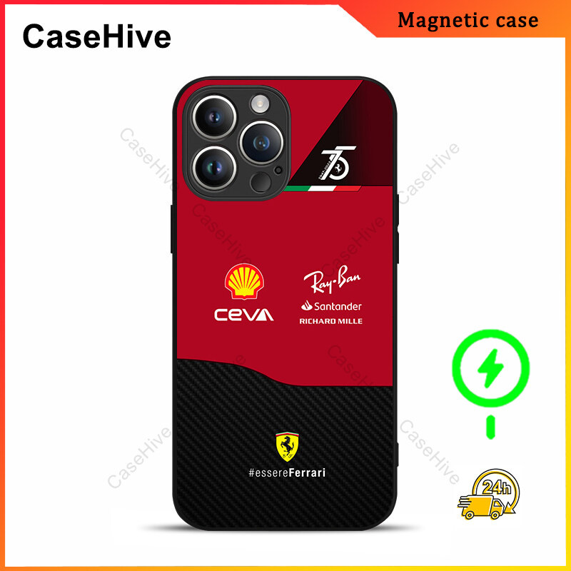 Scuderia Ferrari F1-75 เคสโทรศัพท์ Livery สําหรับ iPhone 17 Pro Max / iPhone 16 Pro Max / 15 Pro Max