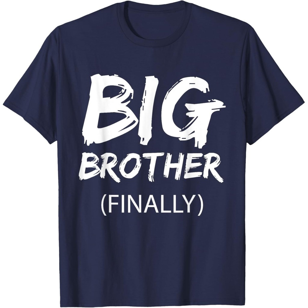 เสื้อ Big Brother Finally สําหรับเด็กวัยหัดเดินเสื้อยืด Big Bro Mans