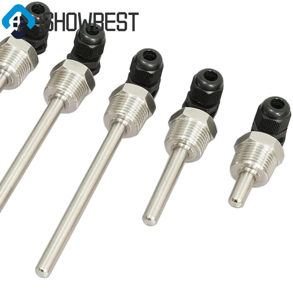 30-200 มม. Thermowell 304 สแตนเลส 1/2 BSP G ด้ายสําหรับเซ็นเซอร์อุณหภูมิ