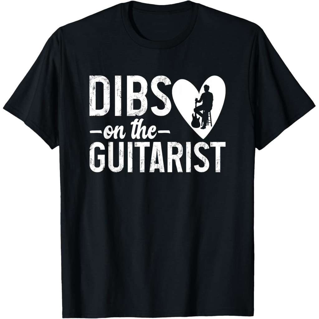 Dibs On Guitarist Wife Guitar Player Wife Of A Guitar Player เสื้อยืด Mans