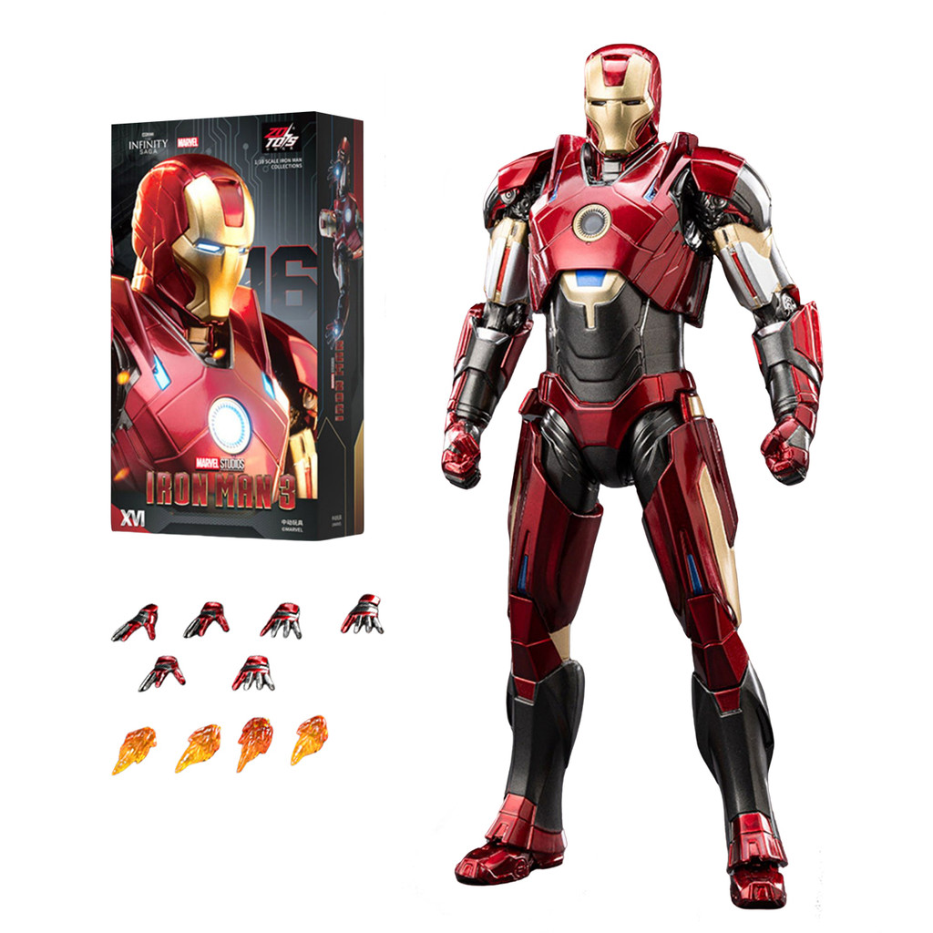 HiPlay ZD ของเล่น 1/10 รุ่น Non-Luminous Iron Men MK16 ตัวเลขการกระทํา