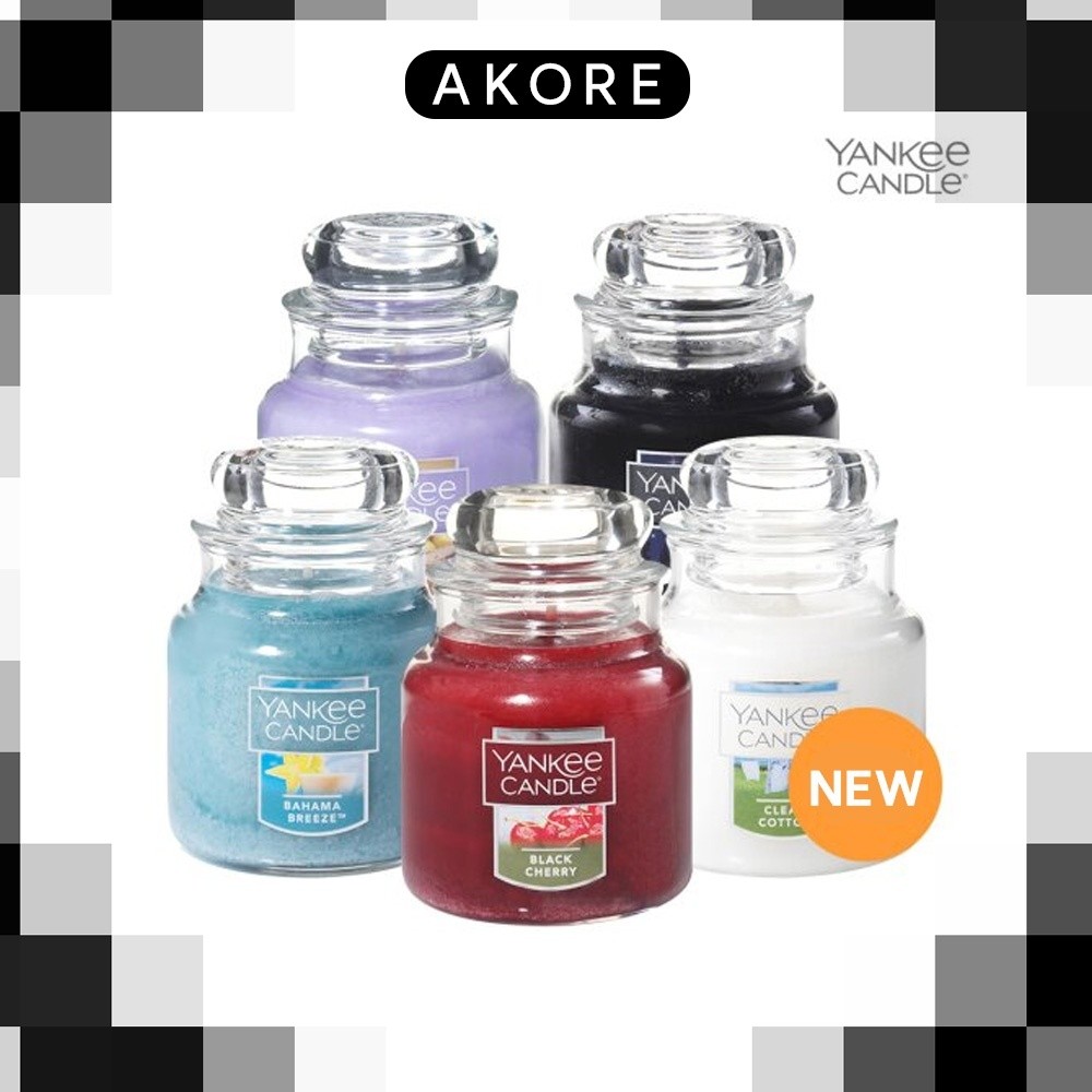 Yankee candle เทียนขวดเล็ก 104g เทียนหยานกี้ลาเวนเดอร์สีชมพูกลางคืน กระปุกเล็ก เทียนกระปุก 104g