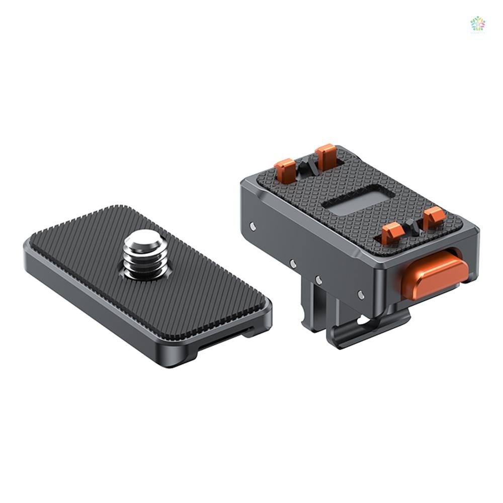 Audioworld VRIG AC07 กล้องกีฬา Quick Release Mount อะแดปเตอร์แม่เหล็ก Mount อลูมิเนียม 1/4 นิ้วสกรู 