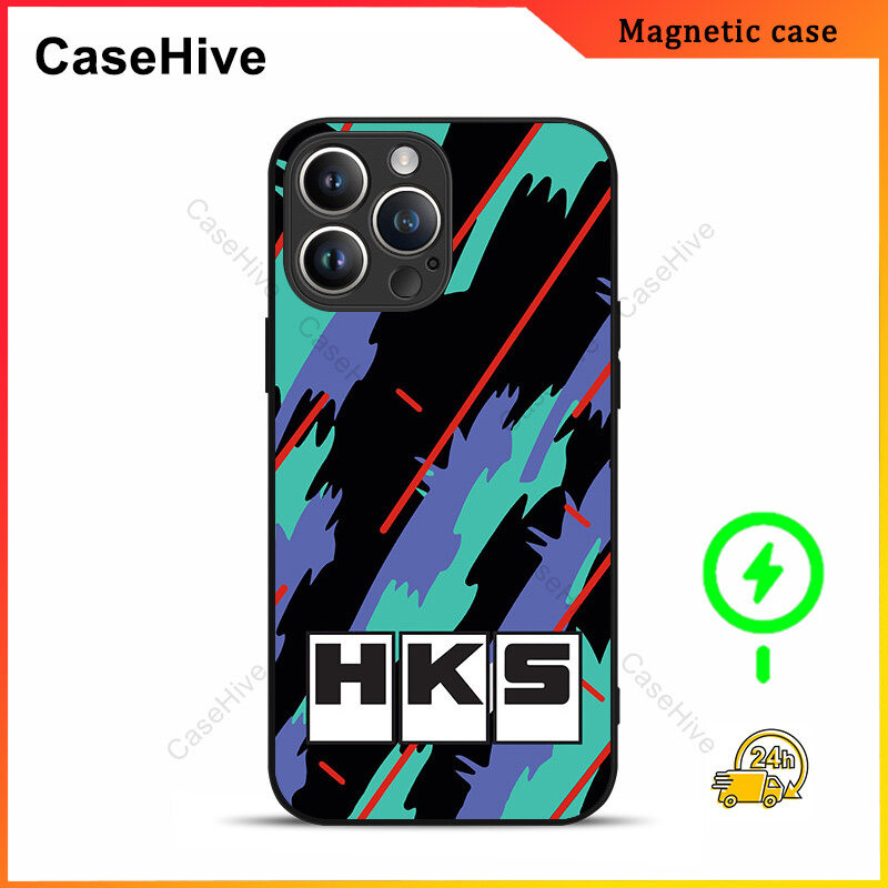 เคสโทรศัพท์ HKS สําหรับ iPhone 17 Pro Max / iPhone 16 Pro Max / 15 Pro Max / 13 / Samsung Galaxy S26