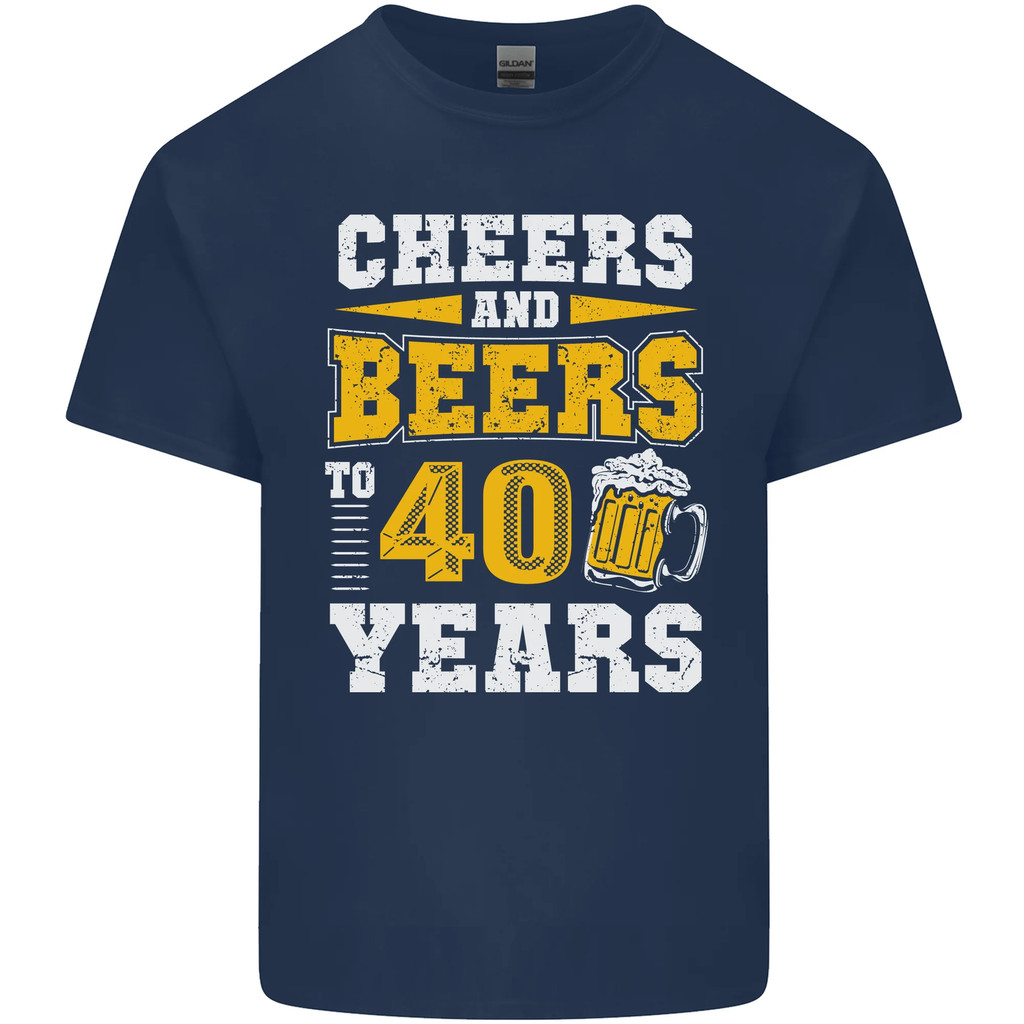 40Th Birthday 40 Year Old Alcohol Mens Tshirt Tee