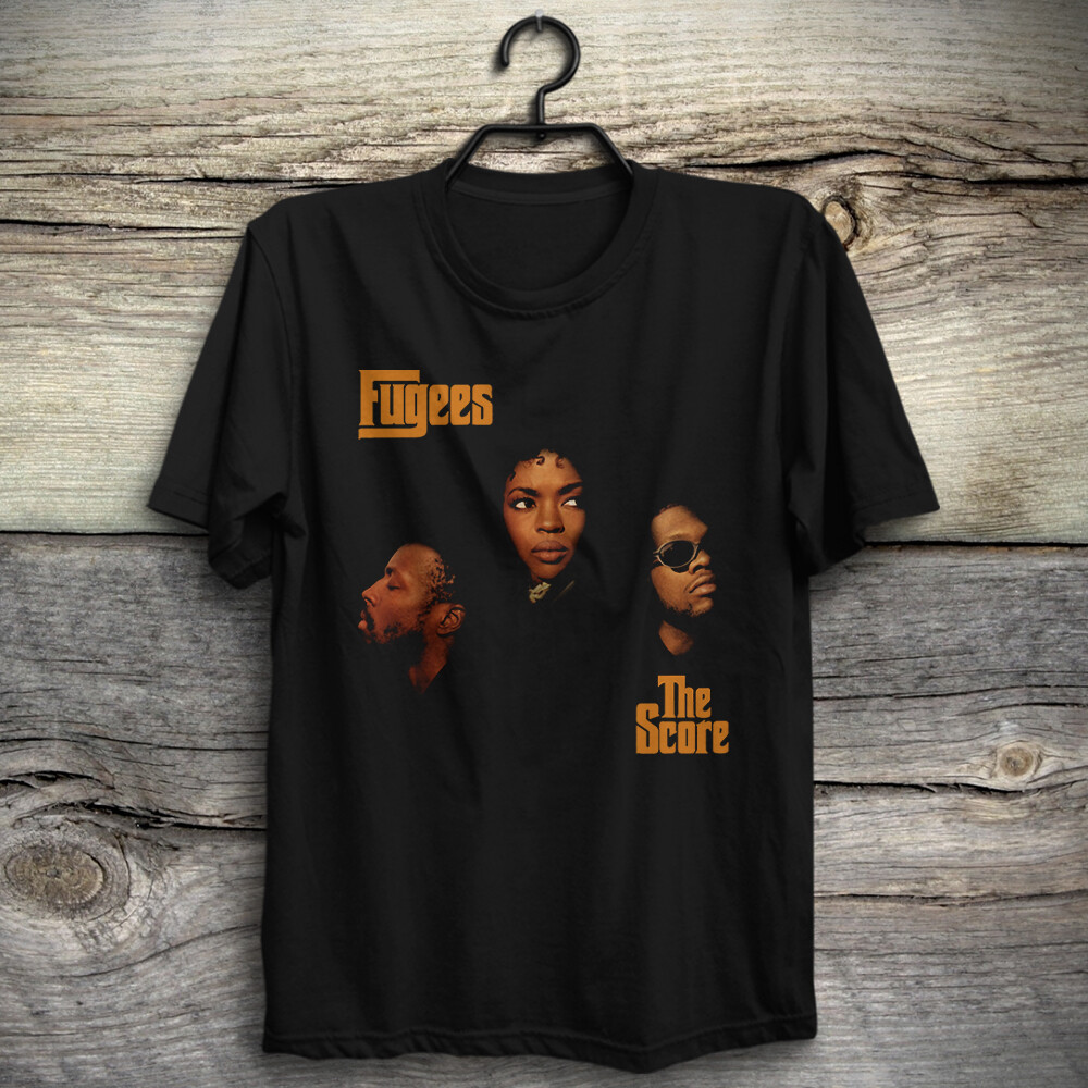Fugees The Score Lauryn Hill Wyclef Jean Pras Michel Blunted On Reality เสื้อยืด