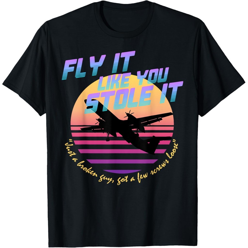 Fly It Like You Stole It - Sky King, Vaporwave, Aesthetic T-Shirt Mans