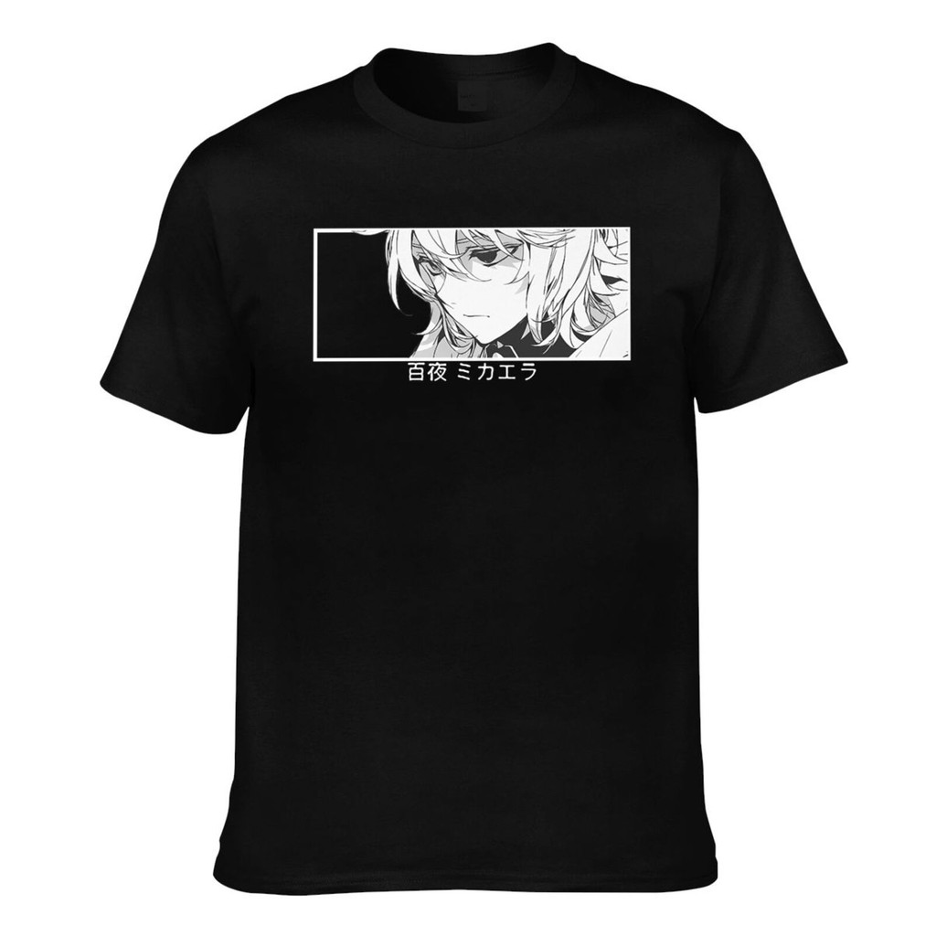 ใหม่ล่าสุดแฟชั่น Seraph Of The End มังงะอะนิเมะ Yuichiro Mans แขนสั้น Cotton Tee